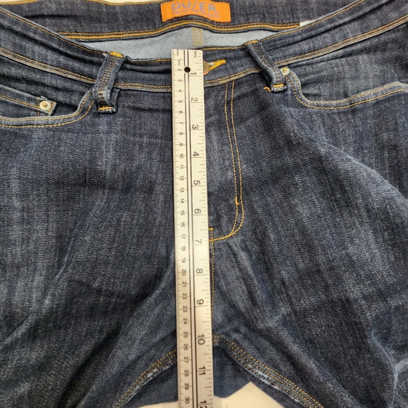 DU/ER Pants Mens 34x34 Blue Denim L2X Relaxed Taper Stretch Performance Cooling - Picture 11 of 15